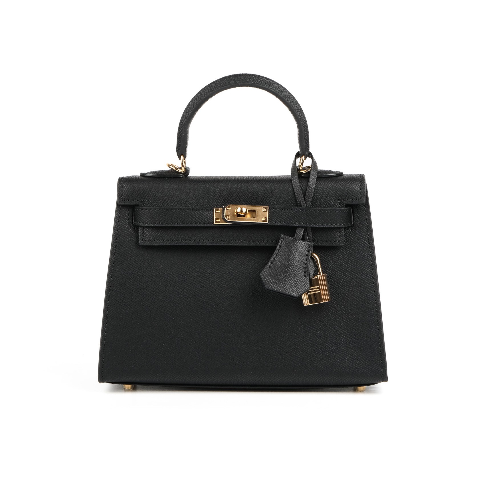 Жіноча шкіряна сумка Kelly чорна