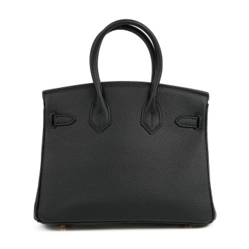 Жіноча шкіряна сумка Brigitte 25 чорна фото