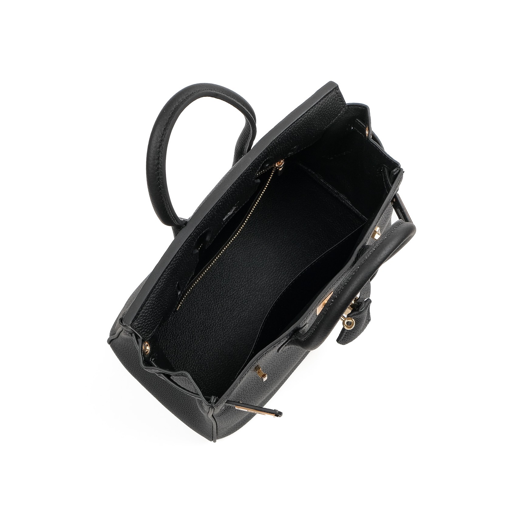 Жіноча шкіряна сумка Brigitte 25 чорна