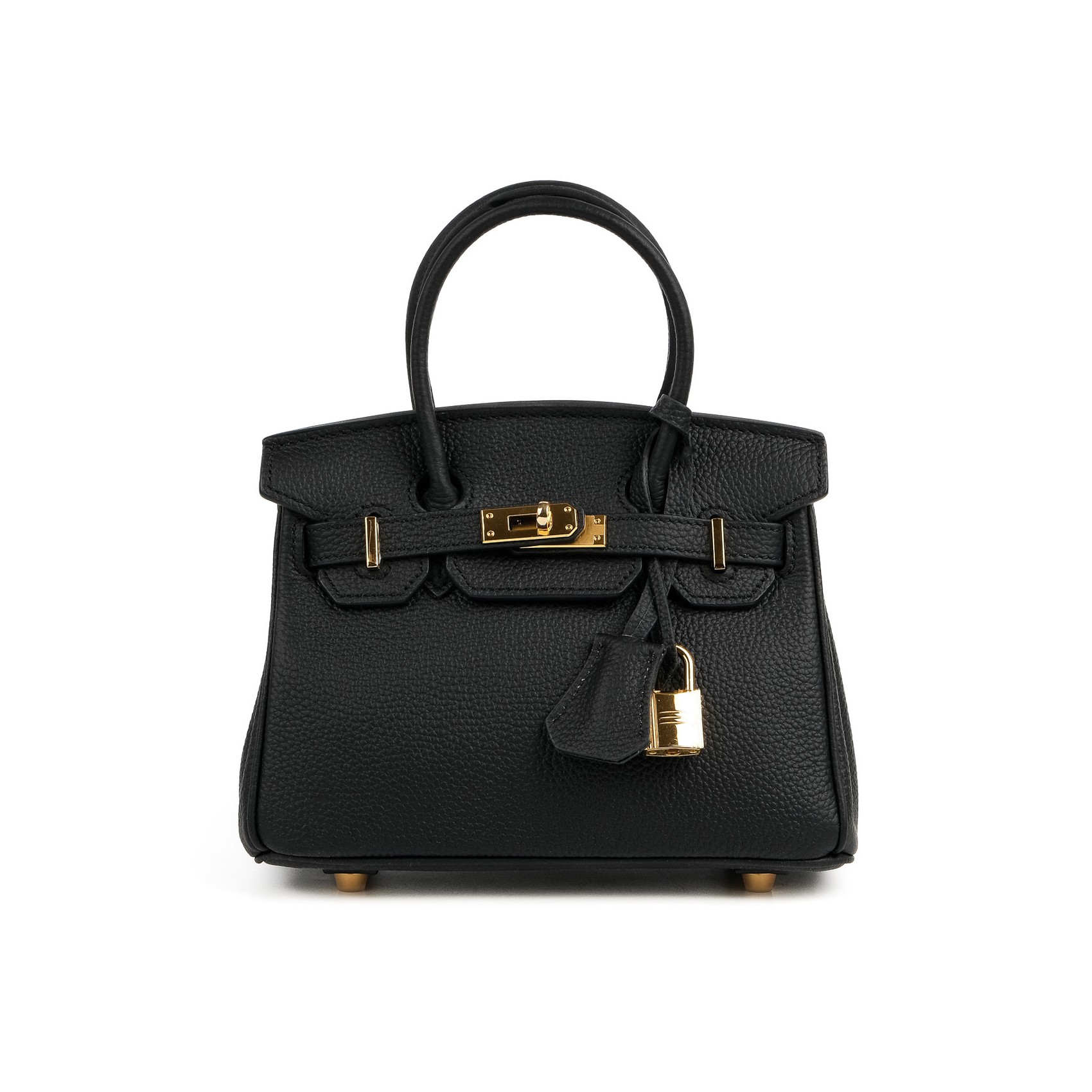 Женская кожаная сумка Brigitte 20 черная