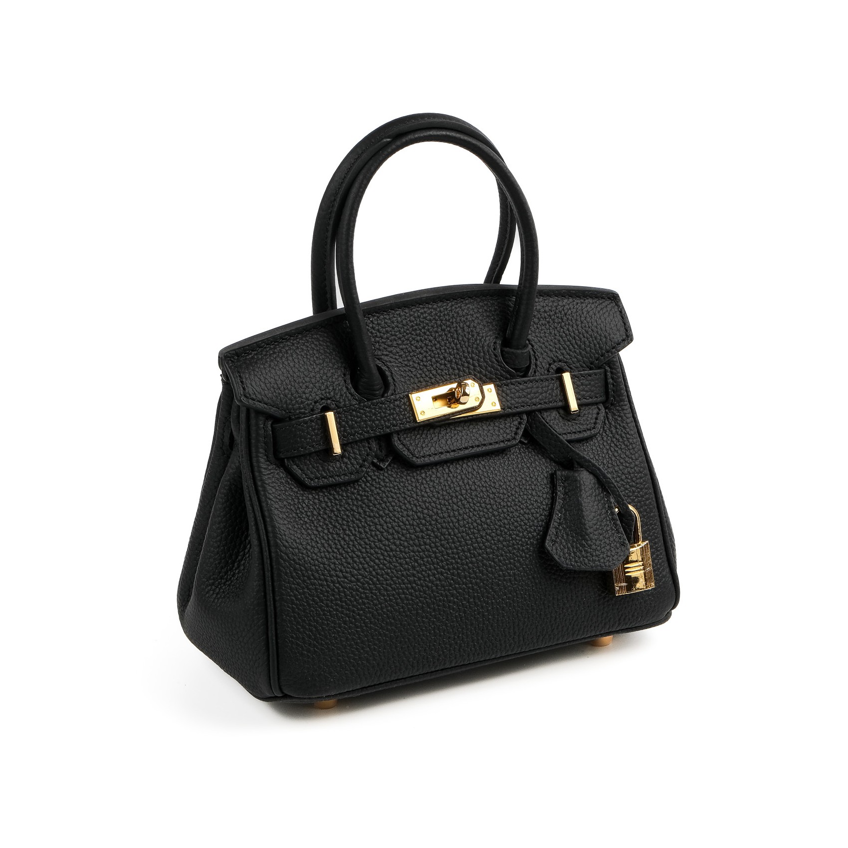 Женская кожаная сумка Brigitte 20 черная