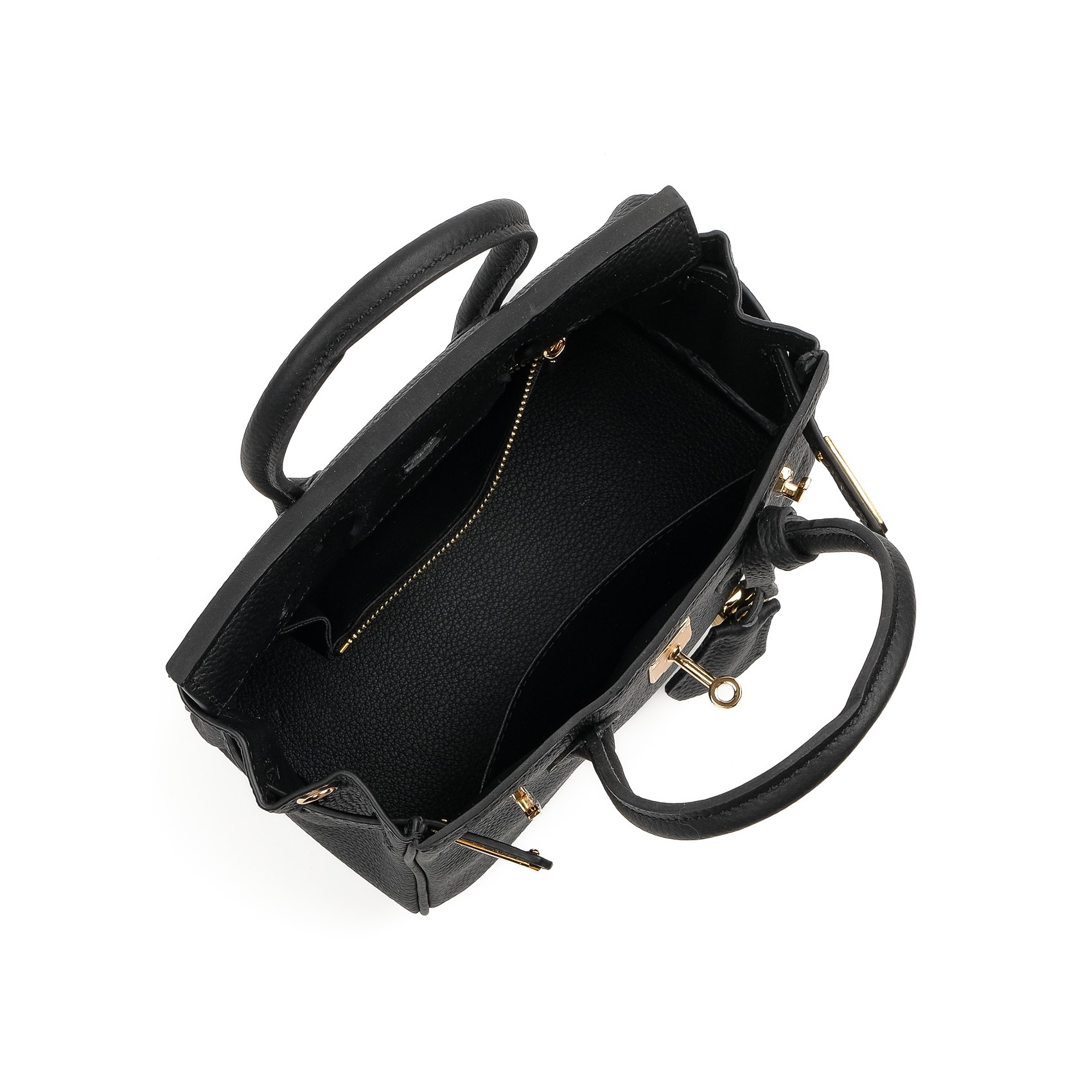 Жіноча шкіряна сумка Brigitte 20 чорна