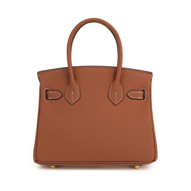 Женская кожаная сумка Brigitte 20 коричневая - 2 фото