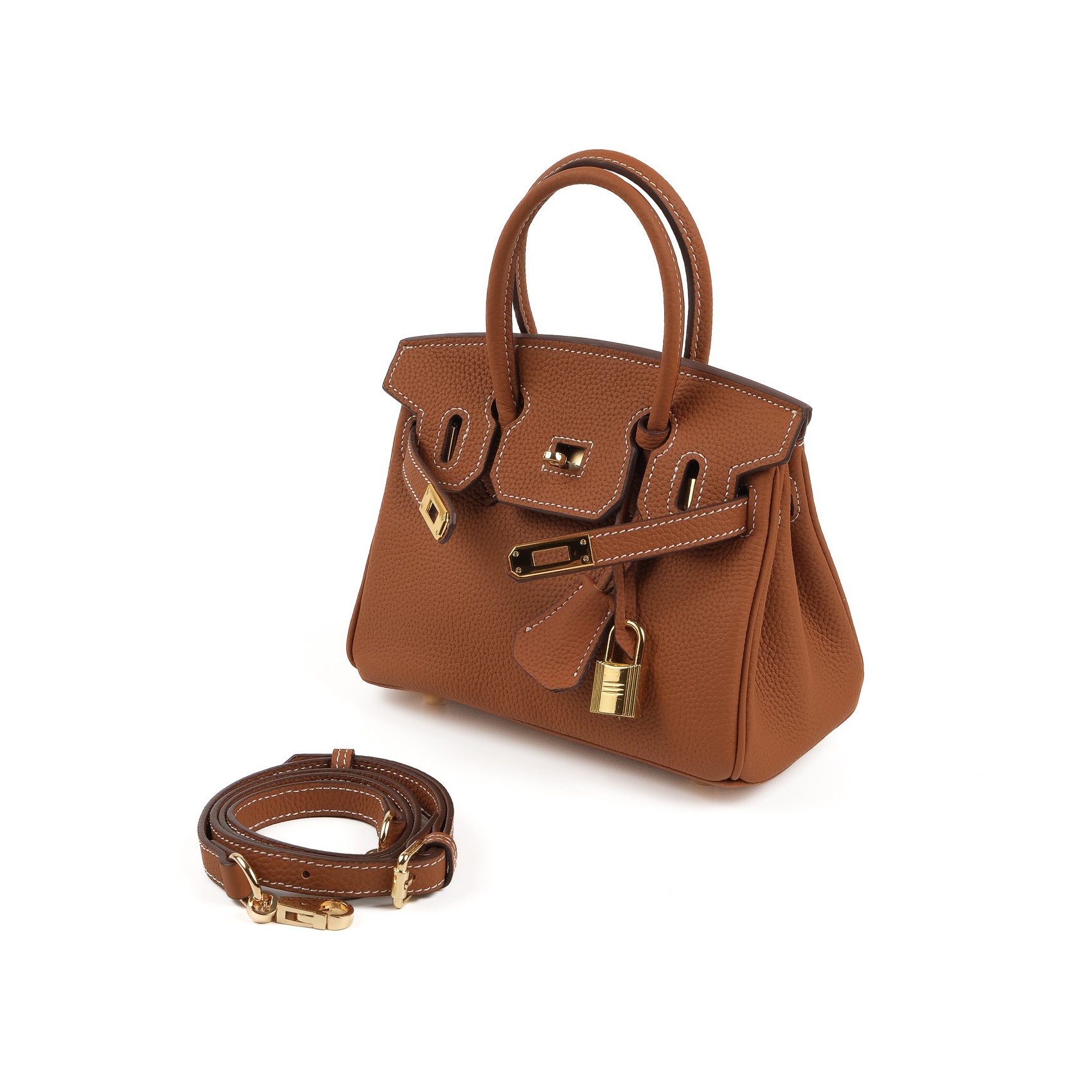 Жіноча шкіряна сумка Brigitte 20 коричнева