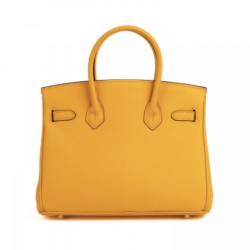 Жіноча шкіряна сумка Brigitte 30 жовта фото