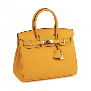 Жіноча шкіряна сумка Brigitte 30 жовта