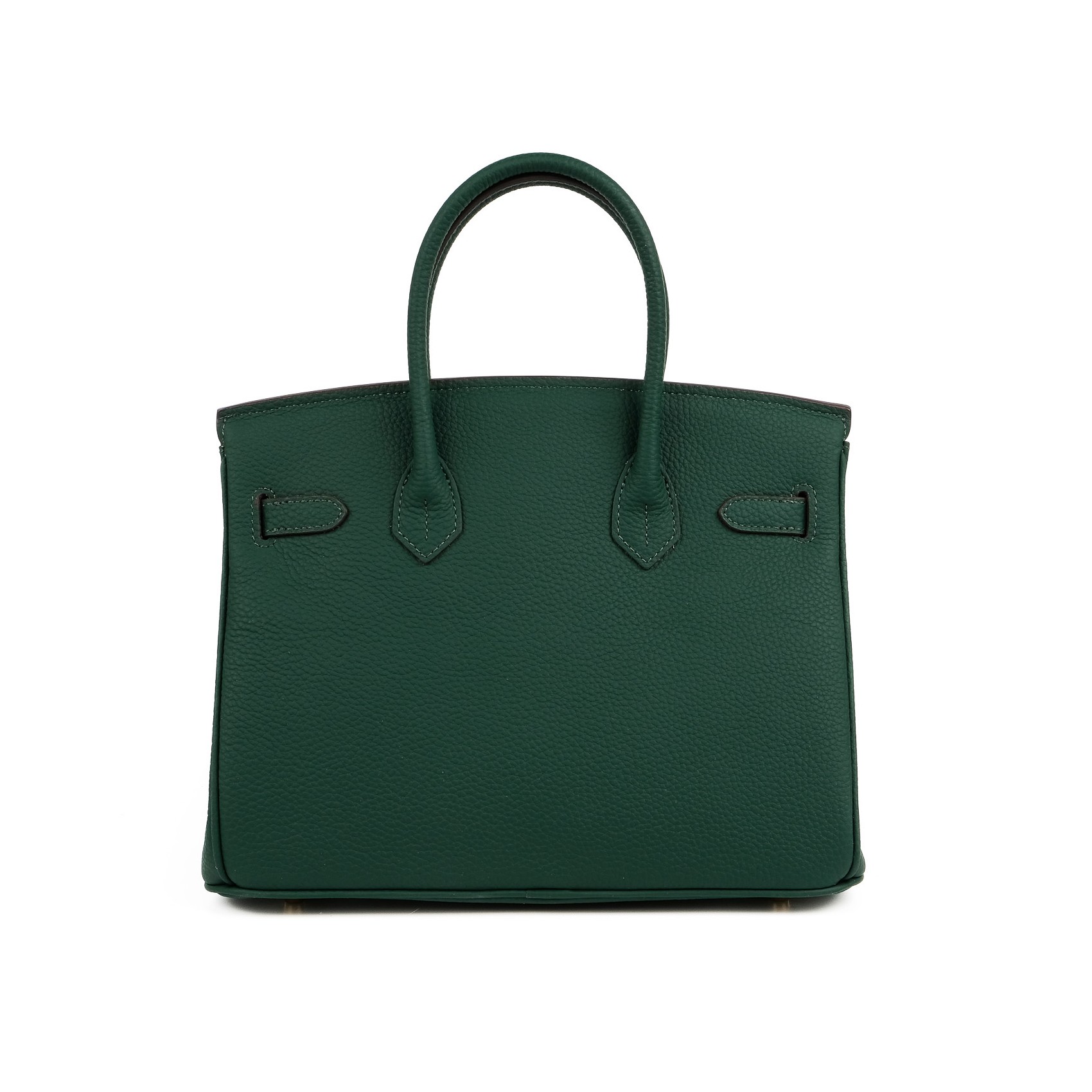 Женская кожаная сумка Brigitte 30 темно-зеленая