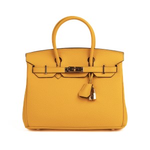 Жіноча шкіряна сумка Brigitte 30 жовта