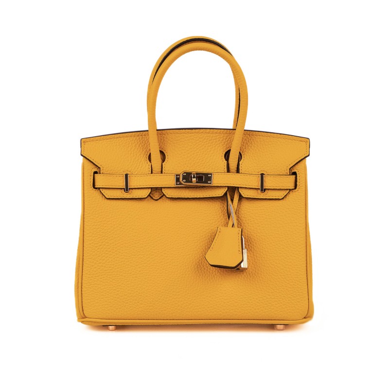 Жіноча шкіряна сумка Brigitte 25 жовта фото