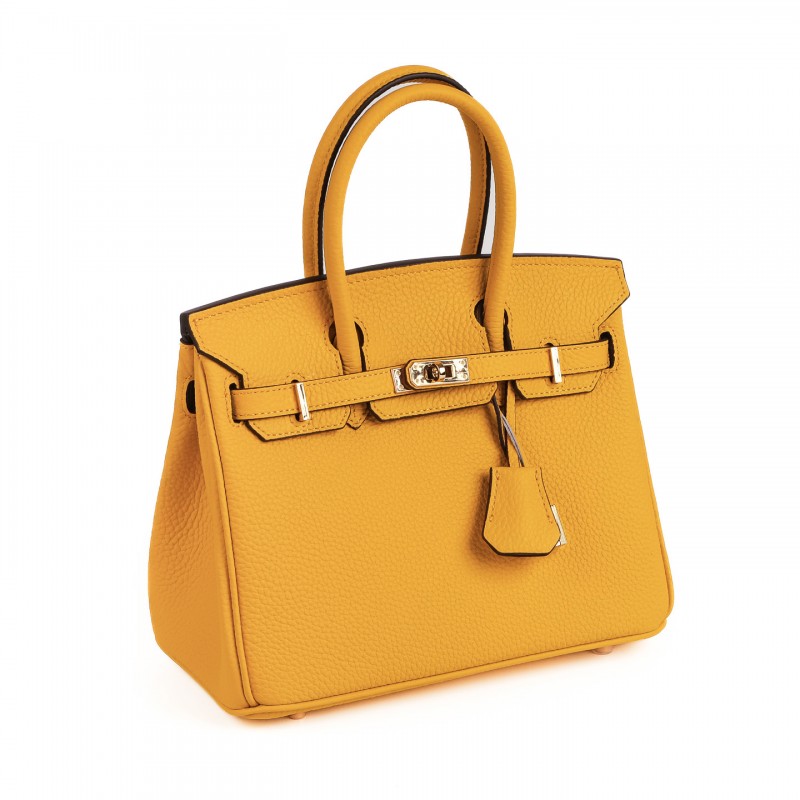 Жіноча шкіряна сумка Brigitte 25 жовта - 1 фото