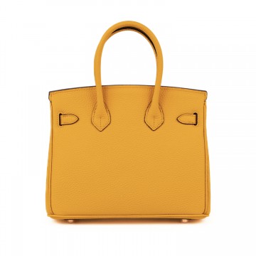 Жіноча шкіряна сумка Brigitte 25 жовта фото