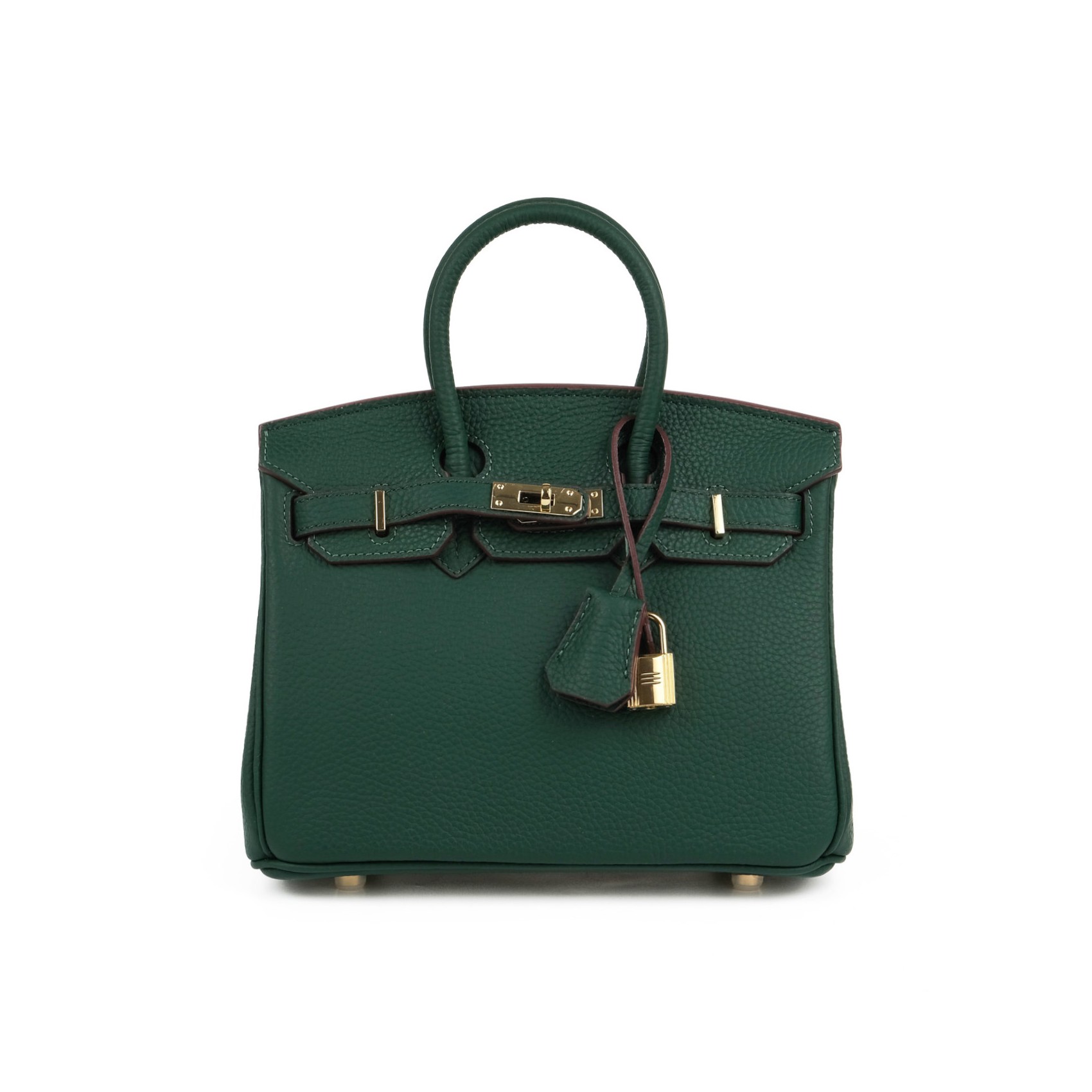 Жіноча шкіряна сумка Brigitte 25 темно-зелена