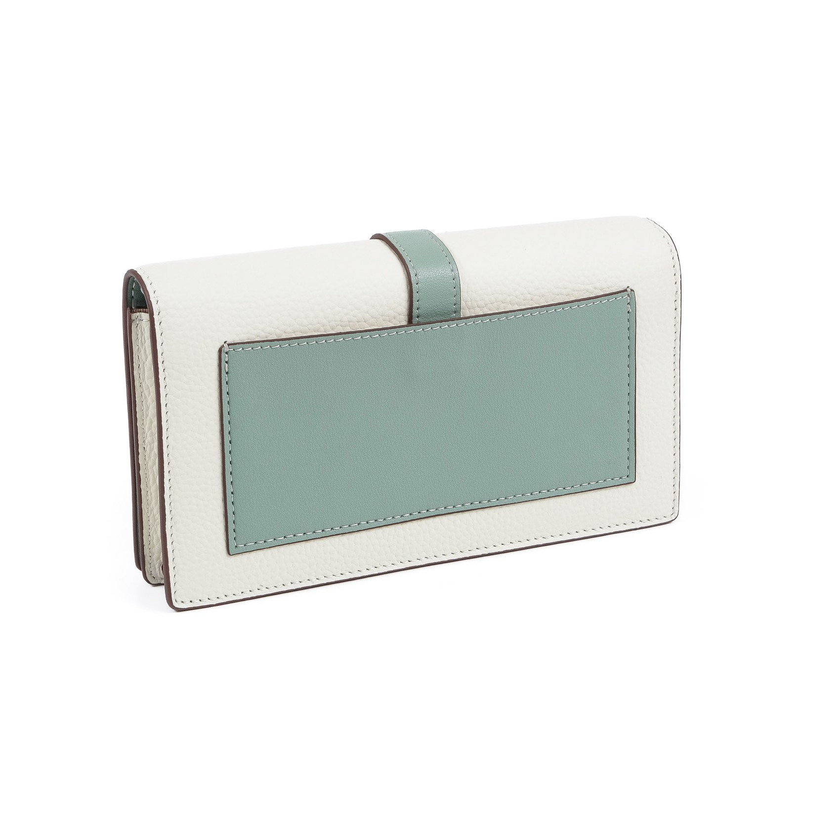 Женский кожаный клатч Shona белый