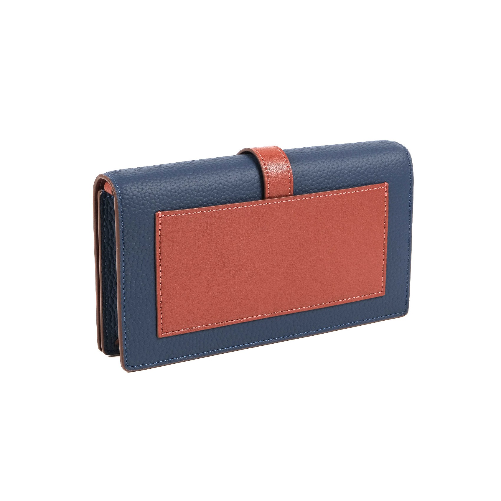 Жіночий шкіряний клатч Shona синій