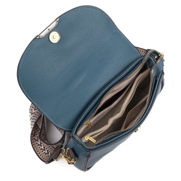 Женская сумка через плечо Elodie синяя фото