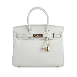 Жіноча шкіряна сумка Brigitte 30 біла