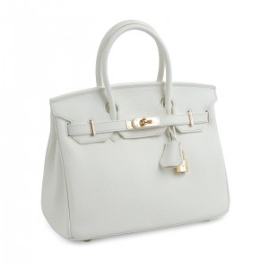 Женская кожаная сумка Brigitte 30 белая