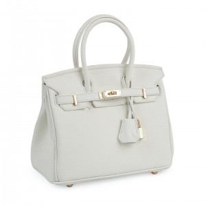 Женская кожаная сумка Brigitte 25 белая