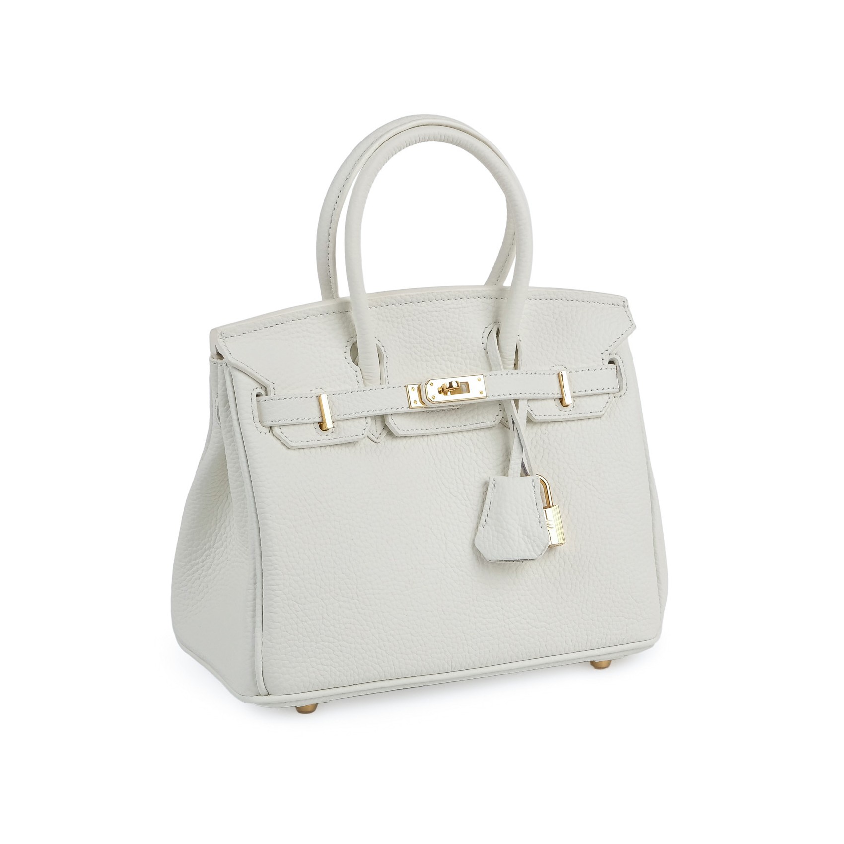 Женская кожаная сумка Brigitte 25 белая