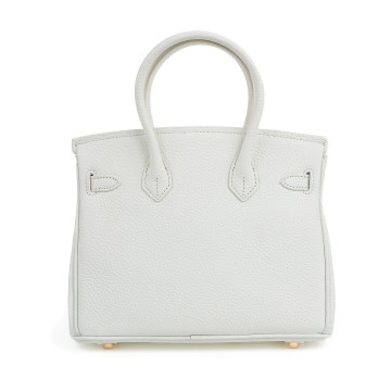 Жіноча шкіряна сумка Brigitte 25 біла фото