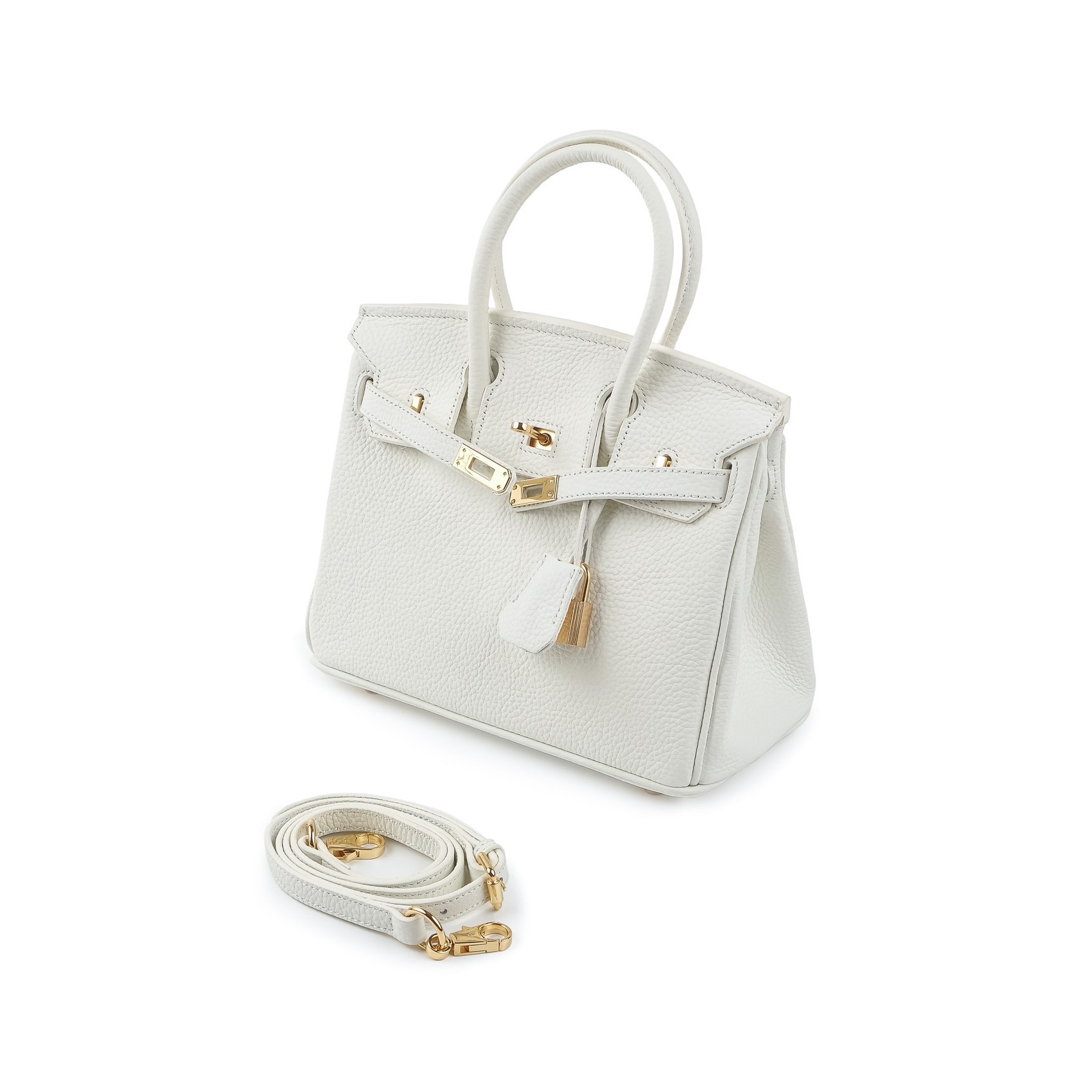 Жіноча шкіряна сумка Brigitte 25 біла