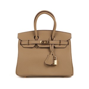 Жіноча шкіряна сумка Brigitte 25 бежева