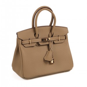 Жіноча шкіряна сумка Brigitte 25 бежева