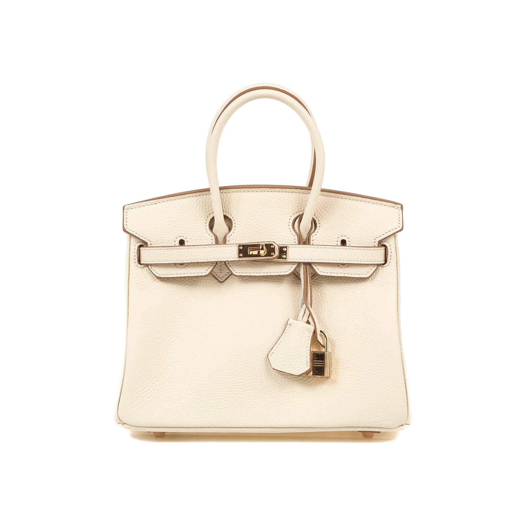 Жіноча шкіряна сумка Brigitte 25 молочна