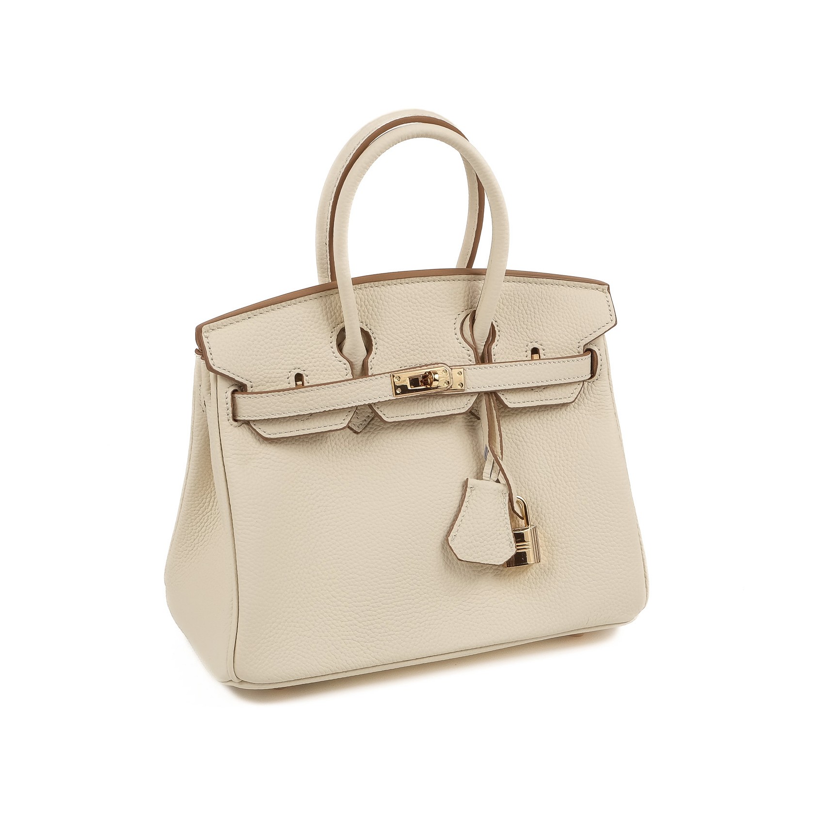 Жіноча шкіряна сумка Brigitte 25 молочна