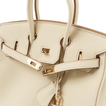 Женская кожаная сумка Brigitte 25 молочная фото