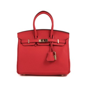 Женская кожаная сумка Brigitte 25 красная