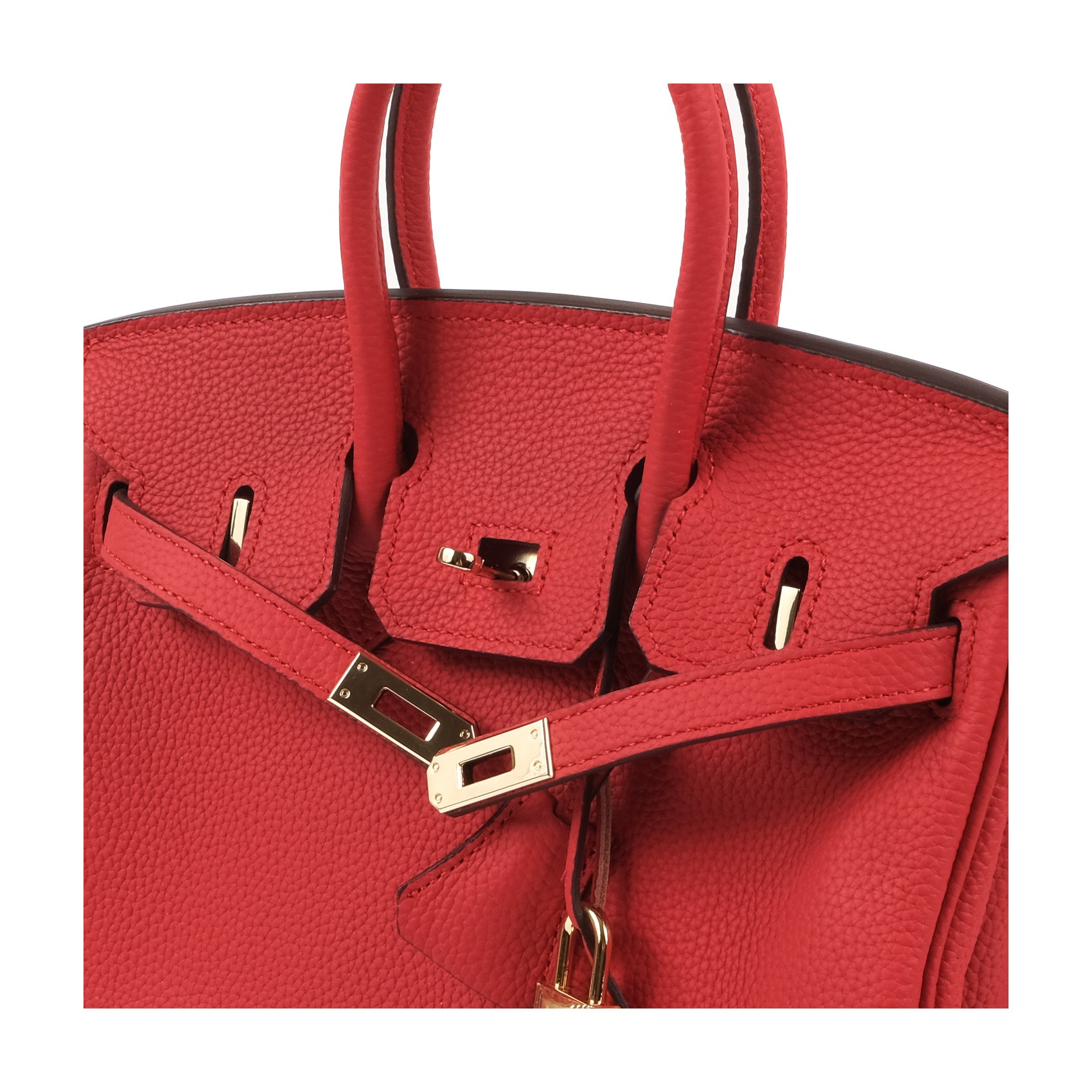 Женская кожаная сумка Brigitte 25 красная