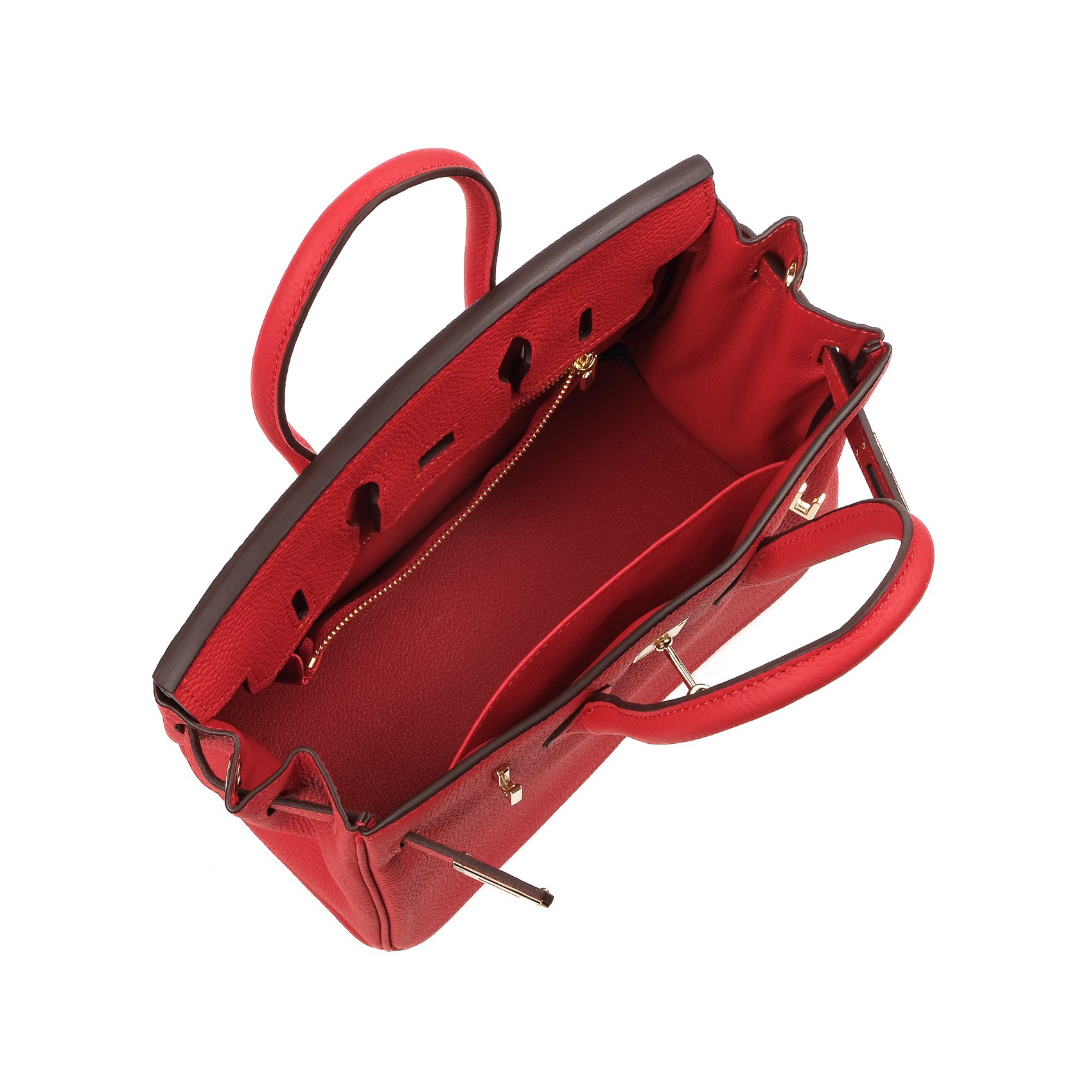 Жіноча шкіряна сумка Brigitte 25 червона