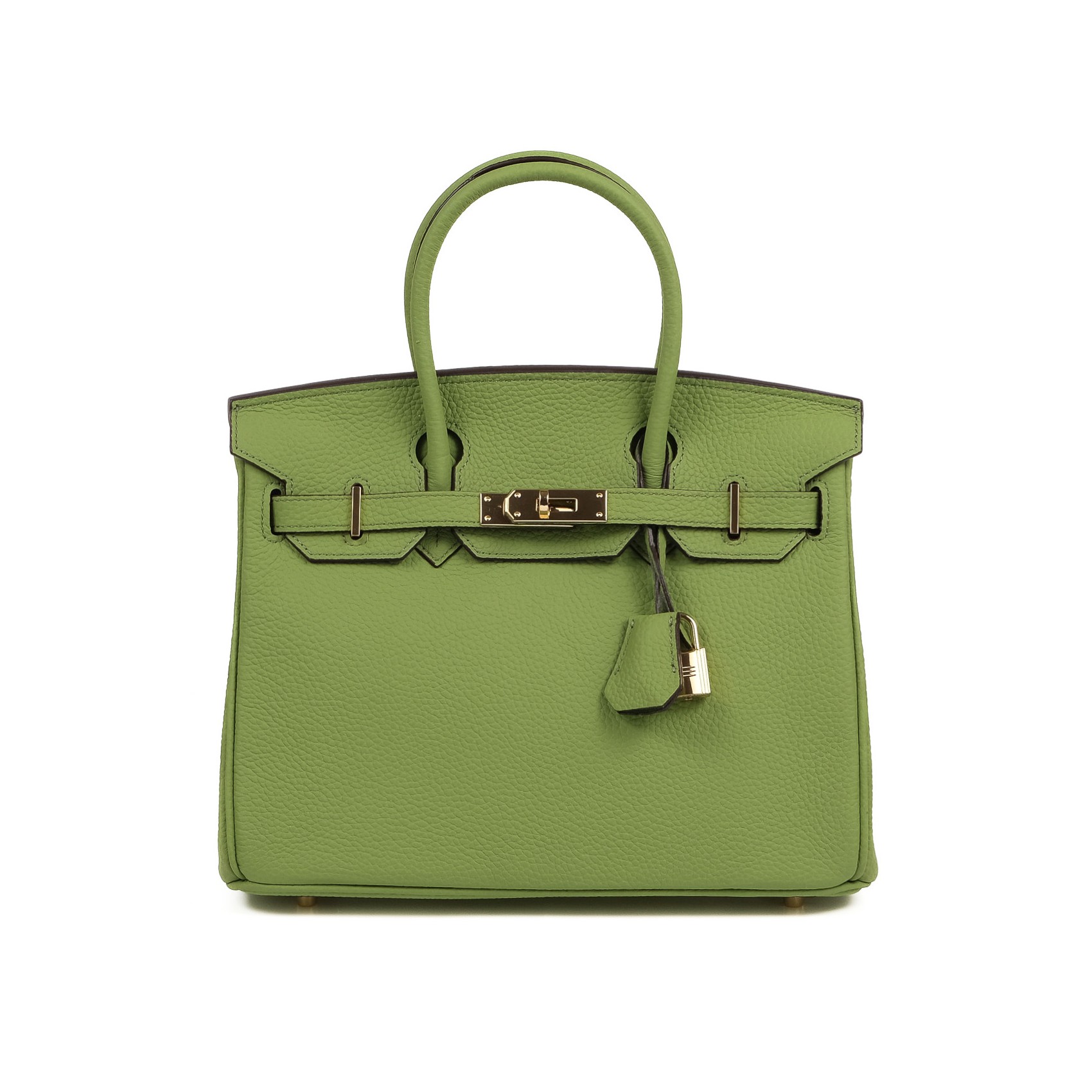 Женская кожаная сумка Brigitte 30 фисташковая