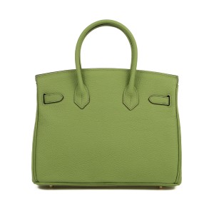 Жіноча шкіряна сумка Brigitte 30 фісташкова