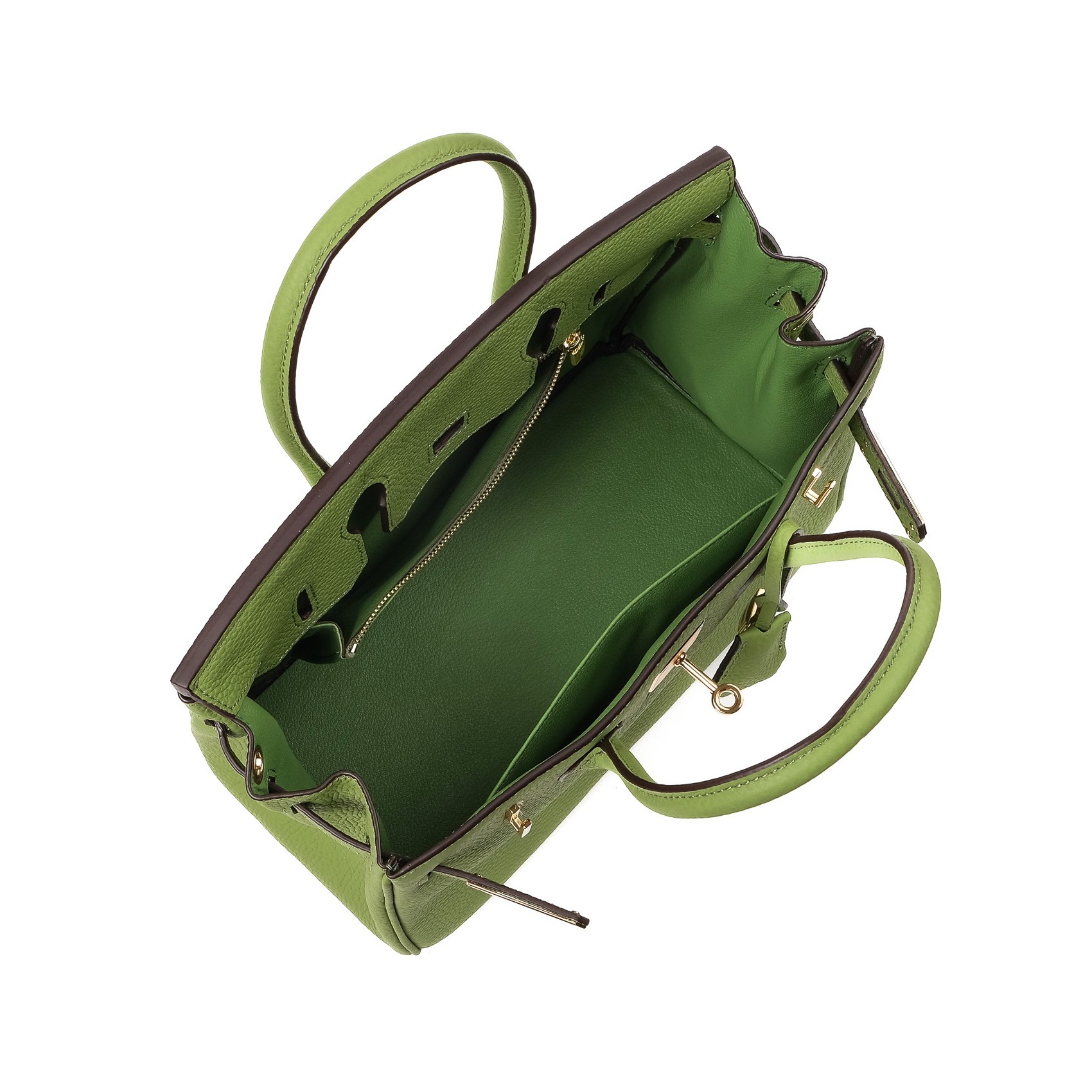 Жіноча шкіряна сумка Brigitte 30 фісташкова