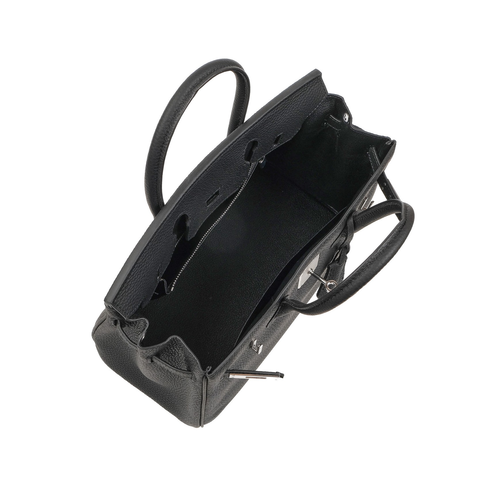 Женская кожаная сумка Eloise 30 черная