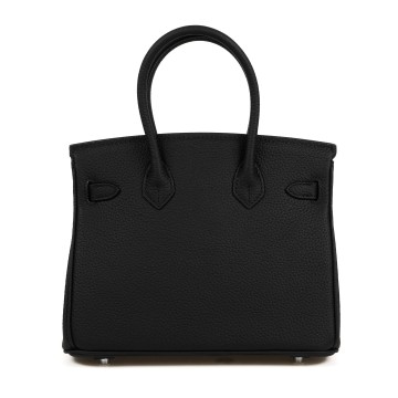 Женская кожаная сумка Eloise 25 черная фото