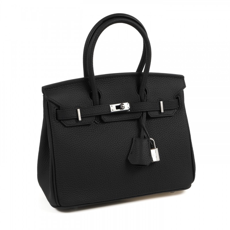 Жіноча шкіряна сумка Eloise 25 чорна - 2 фото