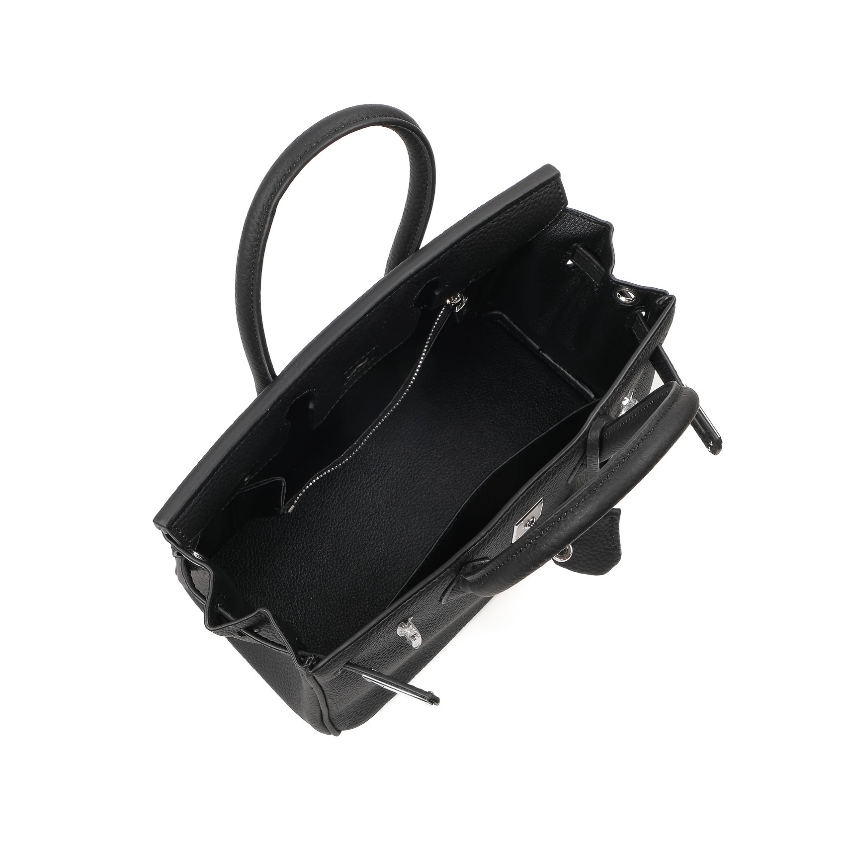 Жіноча шкіряна сумка Eloise 25 чорна