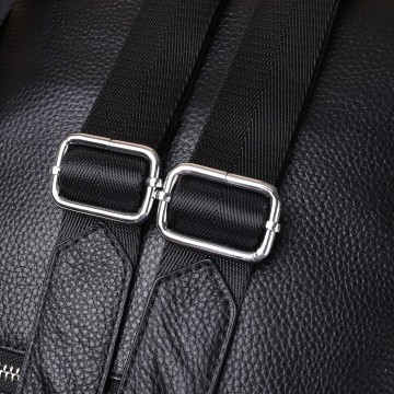 Жіночий шкіряний рюкзак Adeline чорний фото