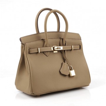 Жіноча шкіряна сумка Brigitte 25 бежева фото