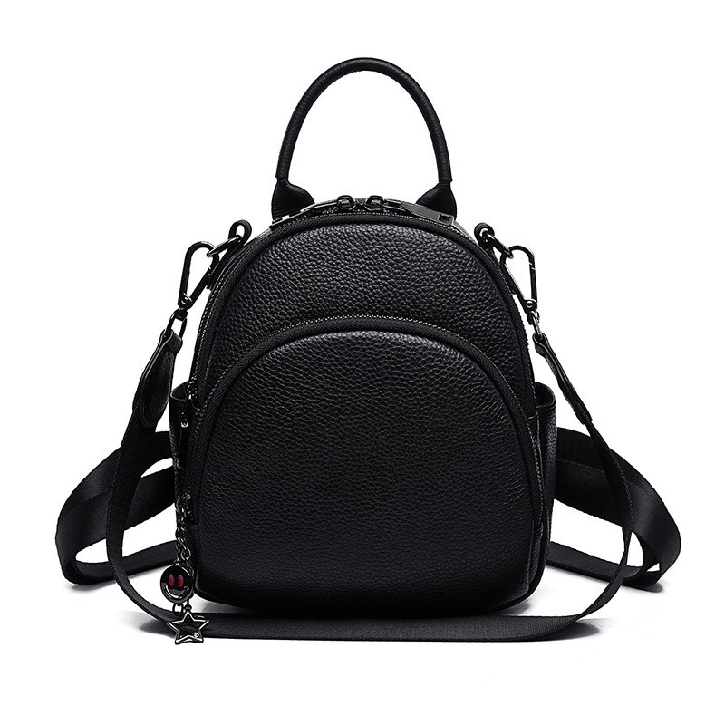 Женский кожаный рюкзак Alize черный