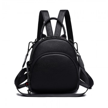 Женский кожаный рюкзак Alize черный фото