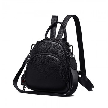 Женский кожаный рюкзак Alize черный фото