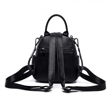 Женский кожаный рюкзак Alize черный фото