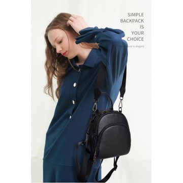 Женский кожаный рюкзак Alize черный фото