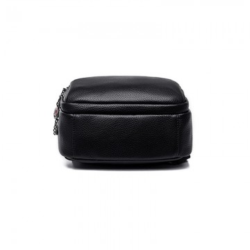 Жіночий шкіряний рюкзак Alize чорний фото