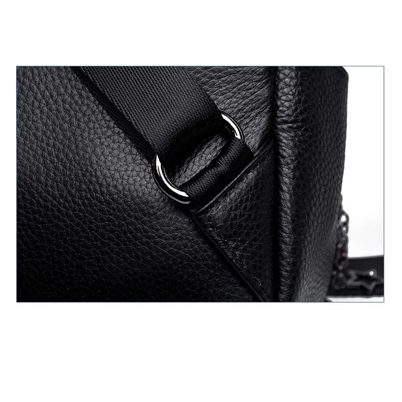 Жіночий шкіряний рюкзак Alize чорний - 23 фото