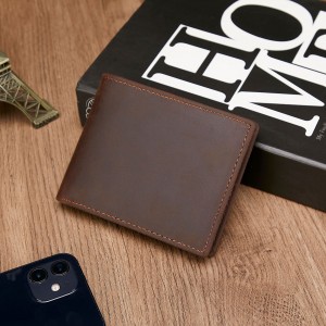 Чоловічий шкіряний гаманець Richmond темно-коричневий